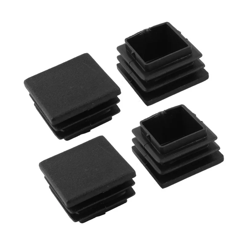 

Plastic Square Blanking End Caps Tubing Tube Inserts