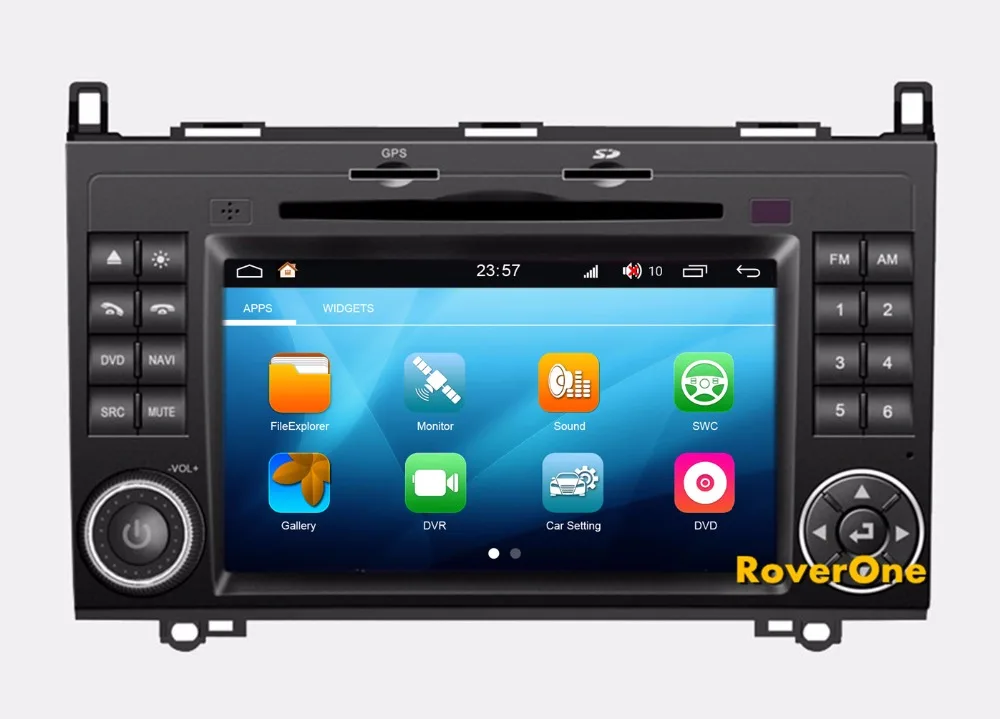 Clearance RoverOne Android 8.0 Octa Core Car Radio DVD GPS For Mercedes A150 A155 A160 A170 A180 A190 A200 Multimedia Player Bluetooth 7