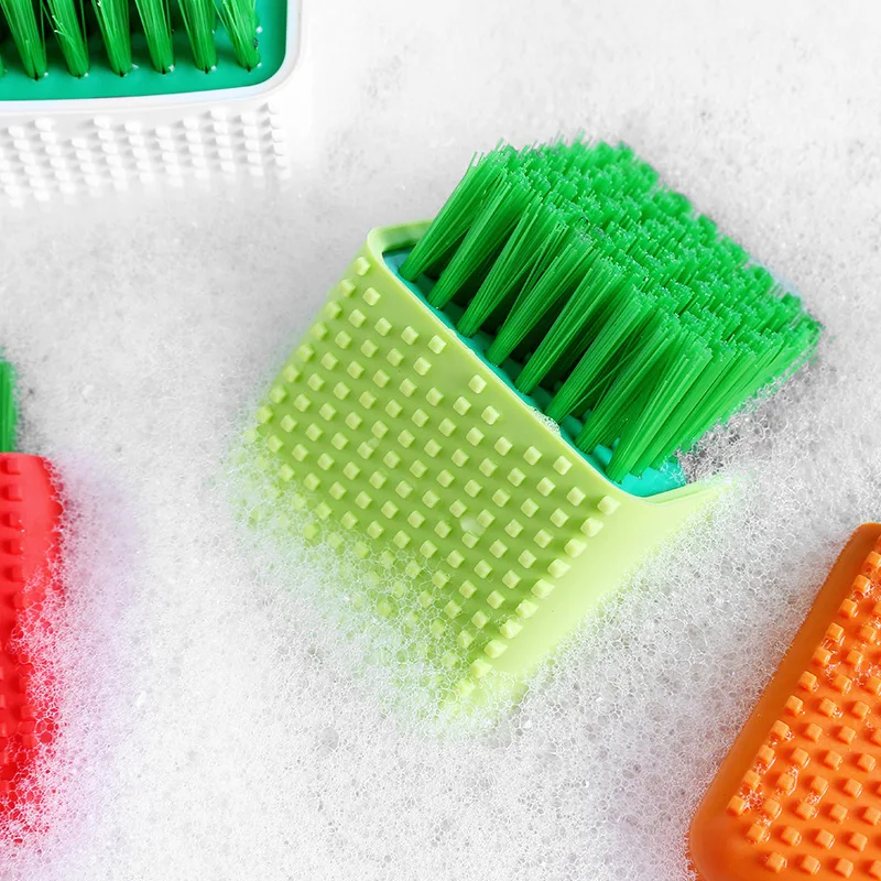 

Plastic Silicone Brush Scrubber Cleaning Supplies for Laundry Body Wash XHC88