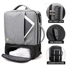 Anti Theft Backpack Laptop Bag Men Women 15.6 Inch Notebook Business Backpacks Bags Male Men's USB Charge Travel Large Bagpack