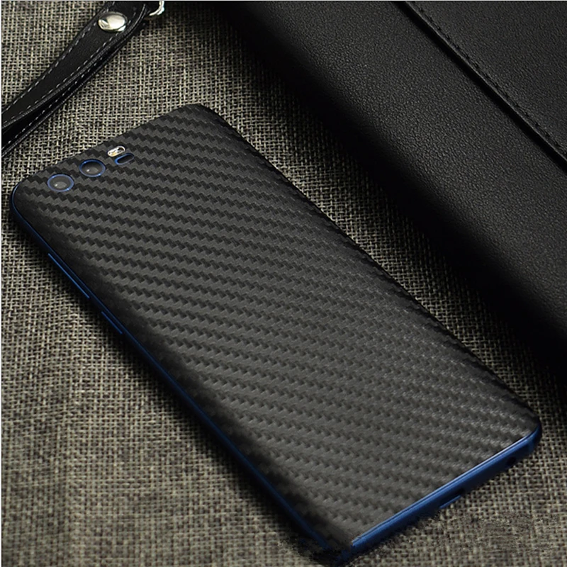 New 3D Carbon Fiber Kulit Bungkus Film Pelindung Ponsel Kulit kembali pasta Film Pelindung Stiker Untuk Huawei Honor 9