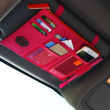 

Car-styling Car Sun Visor Card Package Holder Multifunction In-Car Pocket Organizer Pouch Bag Pocket Auto Tidying Accessories