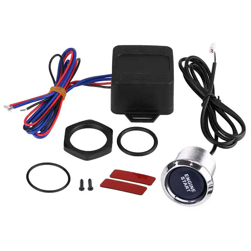 

12V Car Engine Start Push Button Switch Ignition Starter Kit Led Universal