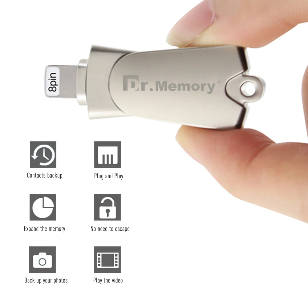 Устройство для чтения карт памяти Dr.Memory Micro SD iPad/iPhone 5SE 6S 7plus устройство OTG TF адаптер