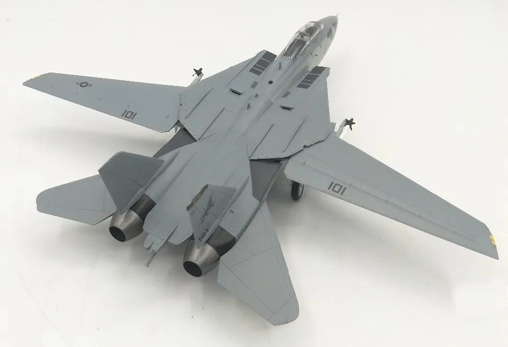 Труба 1: 72 F-14D VF-213 ЧЕРНЫЙ ЛЕВ эскадрильи мужской F14 модель истребителя