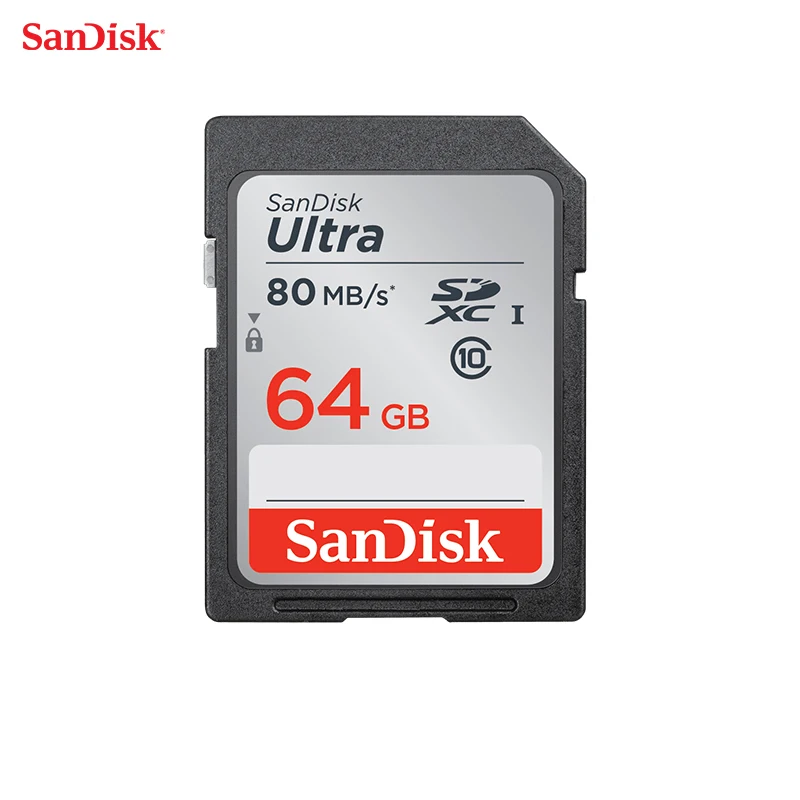 Sandisk разъем для SD карты со шлейфом карта памяти Micro SD карта скорость чтения 80 м/с 64 ГБ для камеры