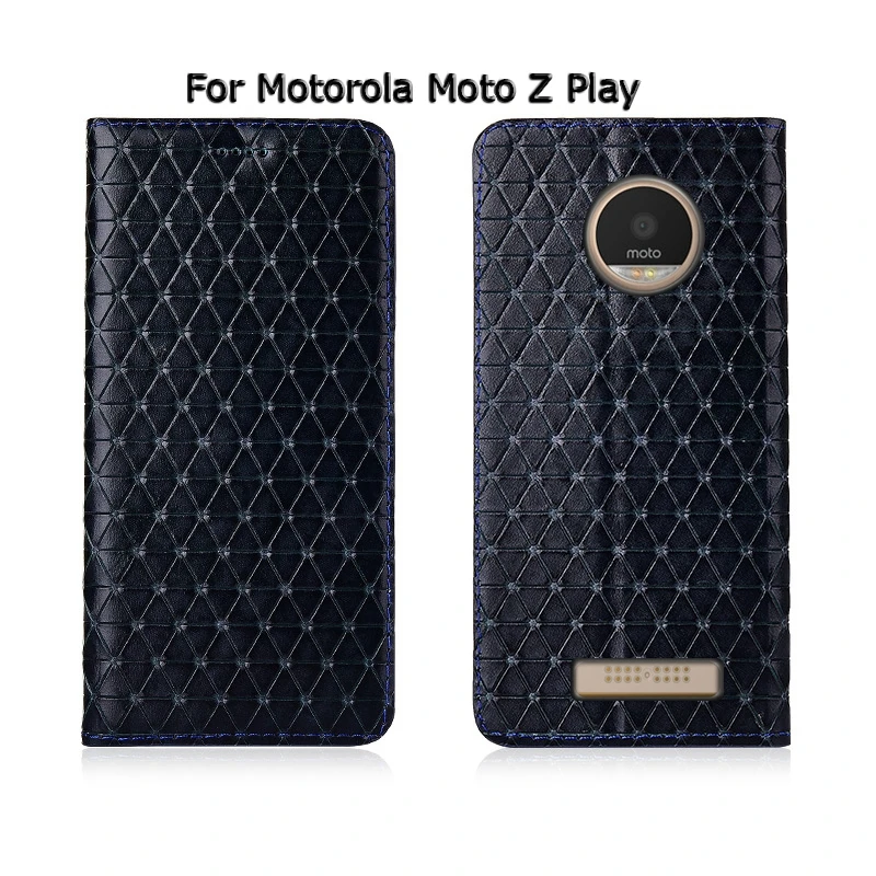 Топ из натуральной кожи чехол для телефона для Motorola Moto Z Z2 Z3 Play/Z Z2 Force Флип Магнитный кронштейн сумка для карт чехол для телефона