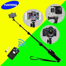 Для Gopro Dslr Камеры IOS Android Телефон Selfie Палка Yunteng 1288 Bluetooth Выдвижная Ручной Штатив Монопод Yt-1288 VS 188