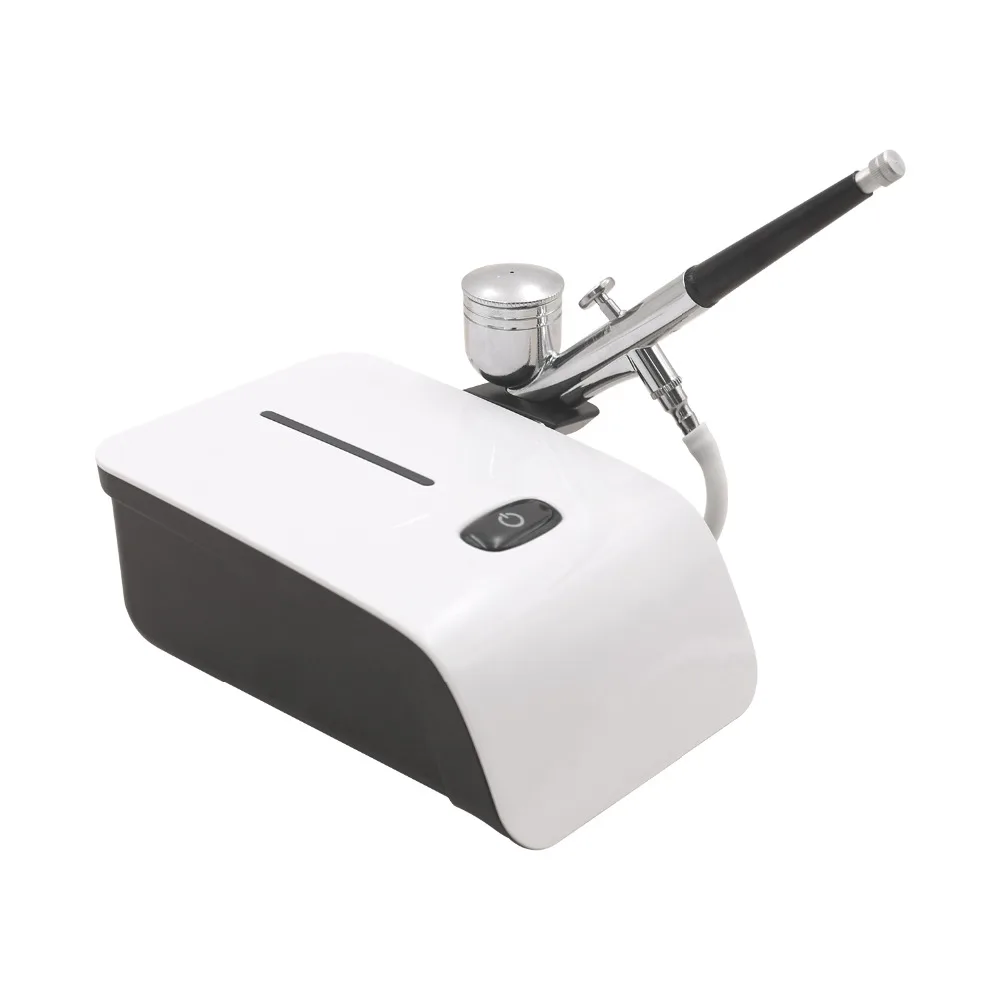 5 Gears Touch-screen Control Airbrush Kit For Face Paint Beauty Cosmetics For Nail Art,Cake Coloring,Temporary Tattoo Tool White 5 Gears Touch-screen Control Airbrush Kit For Face Paint Beauty Cosmetics For Nail Art,Cake Coloring,Temporary Tattoo Tool White