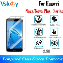 VSKEY 10 шт 2.5D Закаленное стекло для Huawei Nova 2 Plus протектор экрана Nova 3i Защитная стеклянная пленка