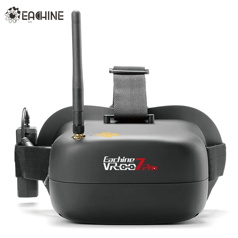 Оригинальная Eachine VR-007 Pro VR007 5,8G 40CH FPV очки 4,3 дюймов видео гарнитура с аккумулятором 3,7 V 1600mAh VS Fatshark V4 Aomway