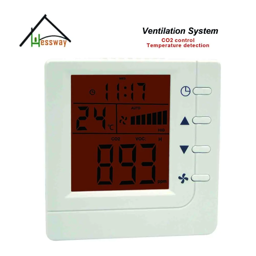 Датчик температуры для домашних животных, офиса, конференц-зала, контроля качества воздуха co2 smrat контроллер для системы вентиляции