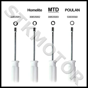 

4Pcs Carburetor Kit 2 Cycle Carburetor Adjusting Tool Screwdriver for Common 2 Cycle Small Engine