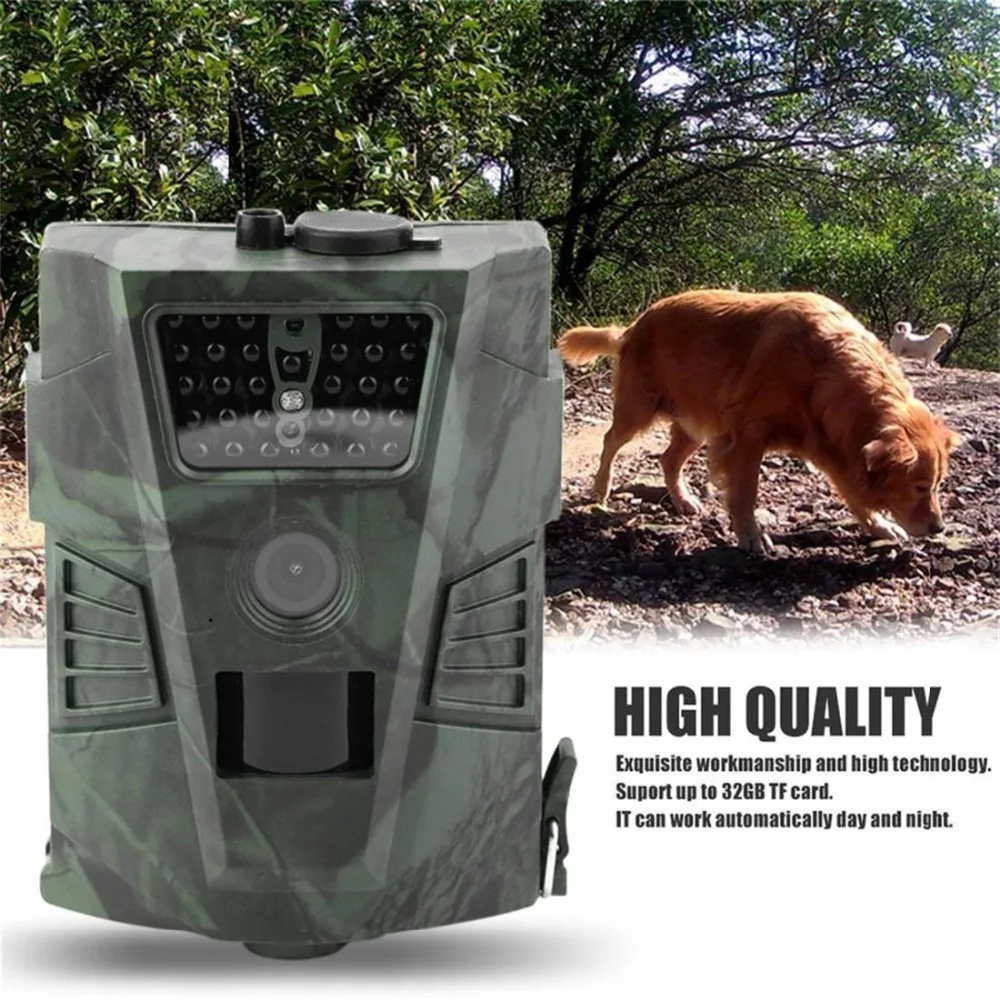 Камера ночного видения 65ft 16MP HD 1920x1080P для видеоигр Охотники за дикой природой охотничья камера без свечения ИК светодиодный PIR датчик движения Activ