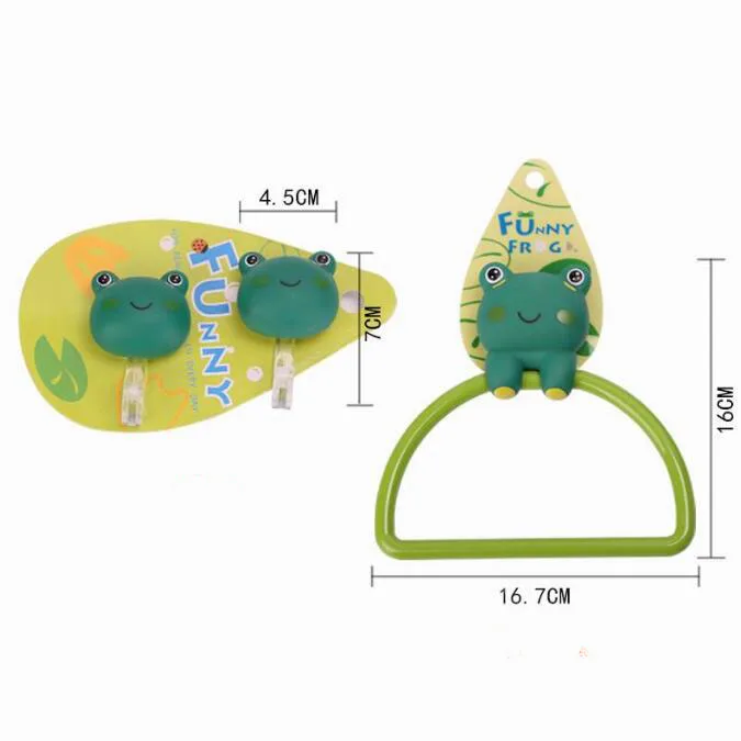Навесная подставка для полотенец милые полотенце с героем мультфильма бар ребенок крючок для полотенец Ванная комната туалет удар A06 - Цвет: 2