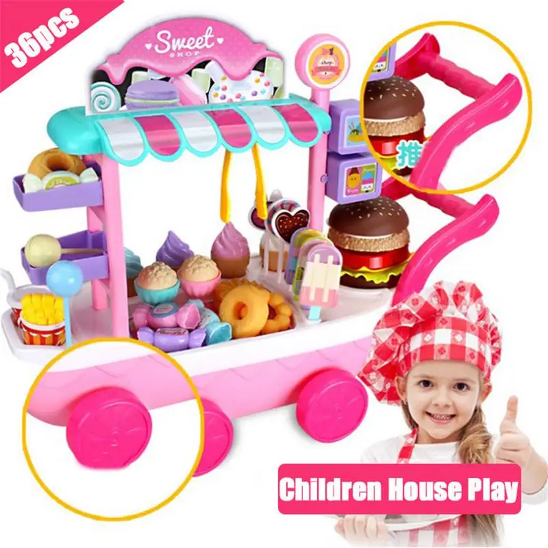 Fingir Jogar Crianças Sorvete Caminhão Brinquedo Meninas 2 Em 1 Mini  Carrinho De Compras Jogar Dinheiro Ônibus Musical Deformado Máquina De  Venda Automática Brinquedos - Brinquedos De Mantimentos - AliExpress