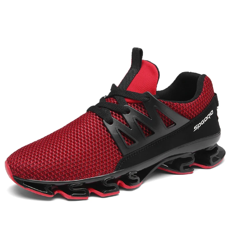 

Quality Air Jogging Shock Absorbers Sneaker For Men Track Chaussure Sport Breathable Running Shoes Free Trainers