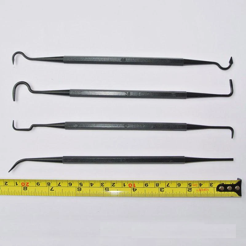 airsoft tactical ar 15 gun accessories Double-head nylon hose Brush hook 4pc Double Ended Pick Set Gun Cleaning kit for hunting (2)