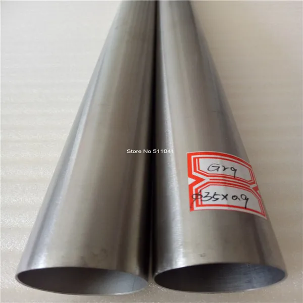 Grade9 Titanium трубки Gr9 Titanium трубы 35 мм * 0.9 мм * 500 мм, 6 шт. по оптовой цене бесплатная доставка