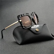 Женские квадратные солнцезащитные очки больших размеров, женские модные прозрачные солнцезащитные очки с кристаллами, модные солнцезащитные очки с бабочкой FML