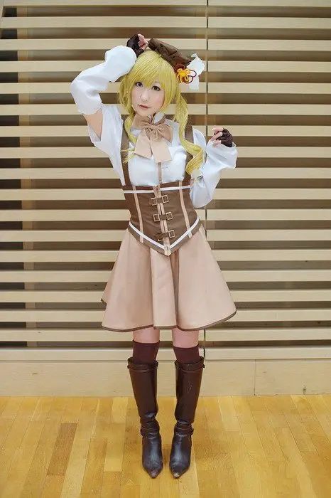 Аниме Puella Magi Madoka Magica Tomoe Mami карнавальный костюм на заказ для хеллоуина и Рождества