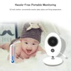 Babyphone vidéo sans fil VB605, caméra de surveillance pour bébé, interphone Audio/vidéo IR, surveillance de la température, babyphone, musique, nounou ► Photo 3/6