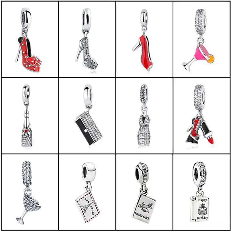 

Authentic 925 Sterling Silver Love Gift Box Charm Pendant fit Women Charm Bracelet & Necklaces Jewelry