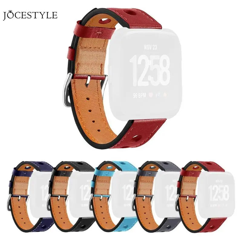 

Pro Leather Watchband Wrist Strap Bracelet Watch Band for Fitbit Versa Smart Watch High-quality Watch Band Wrist Strap