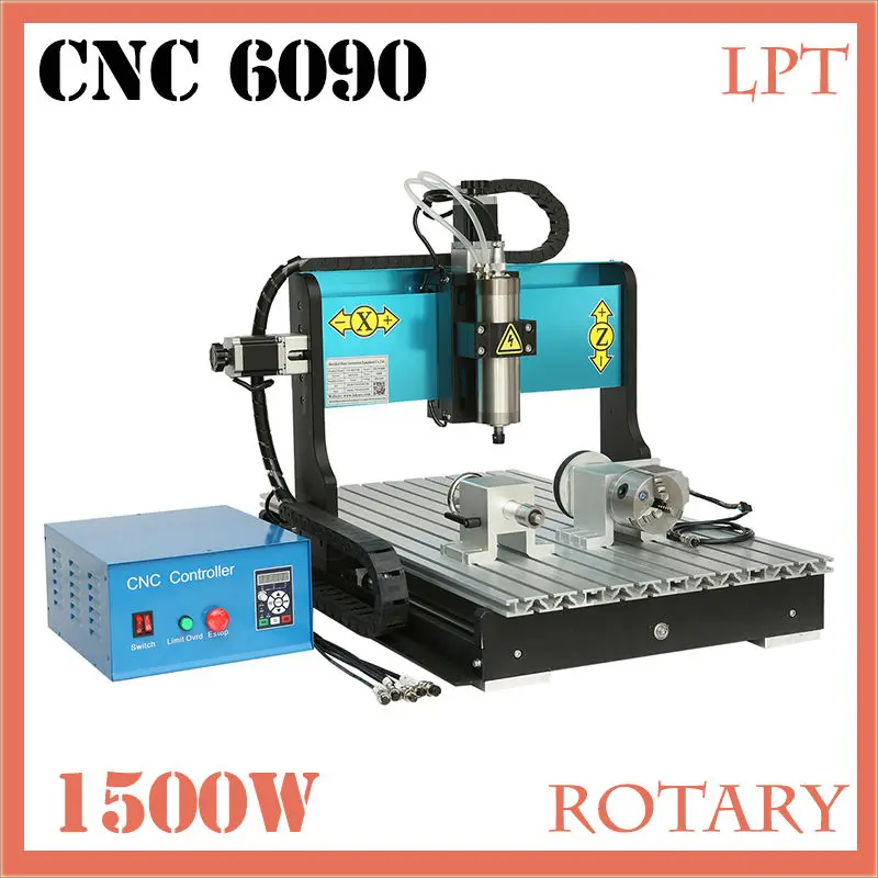 

JFT High Precision Granite Marble Cnc Milling Router 6090 Machinery 4 Axis Small Stone Cutting Machine
