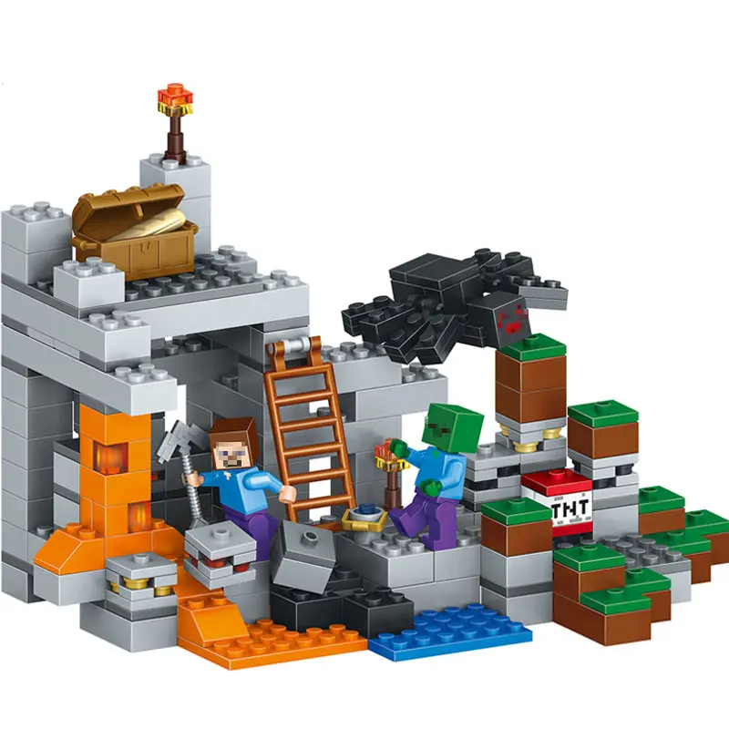 

251pcs Building Blocks Brinquedos Model set Figures Toys Minecraft Sword The Magic Cave Compatible with Legoings For boys/girls
