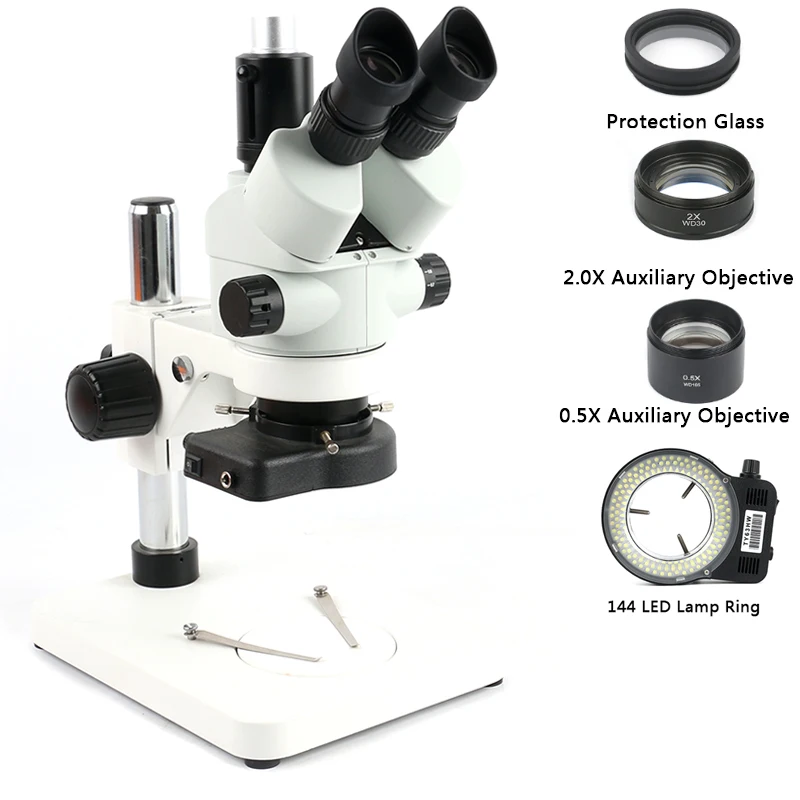 3.5X 7X 45X 90X промышленный Simul фокусным расстоянием тринокулярный микроскоп зум стерео микроскоп для лаборатории ремонт телефона pcb пайки