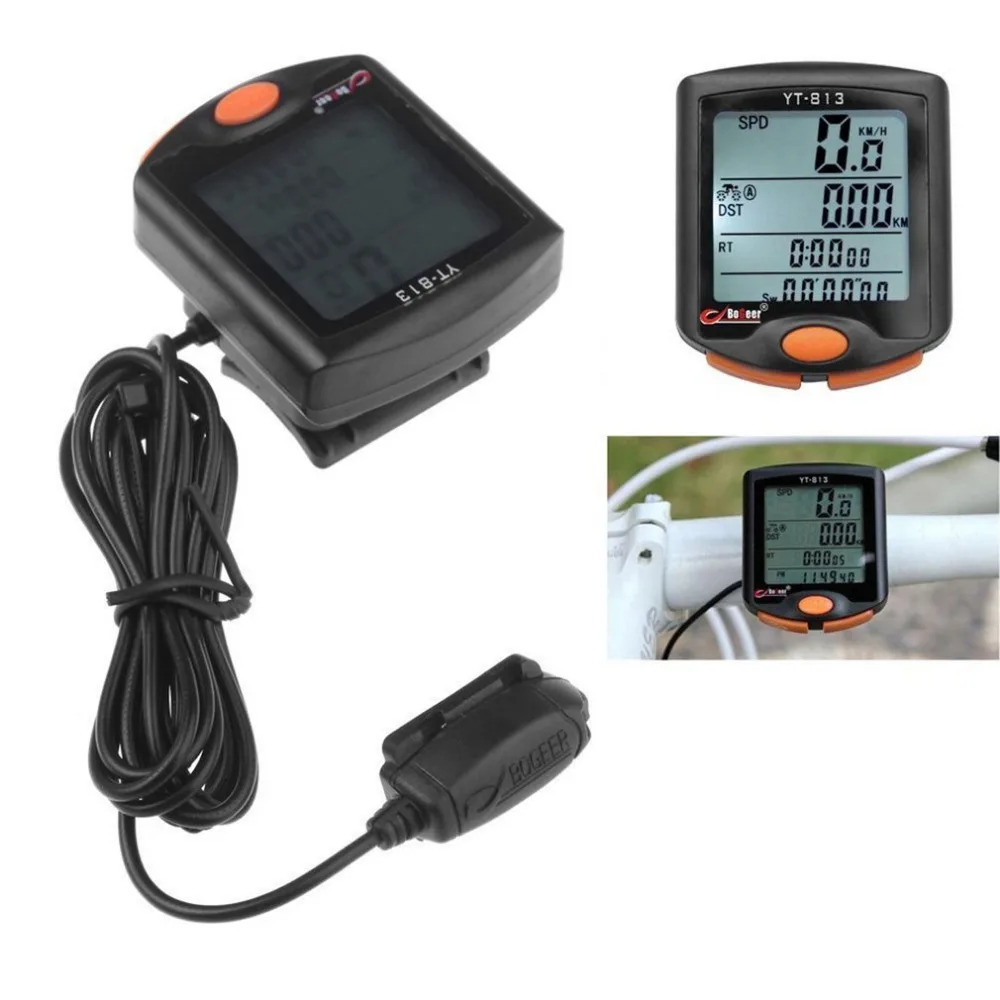 

Bike Cycling Bicycle Computer Odometer Backlight LCD Speedometer Riding Accessories Hot Sale
