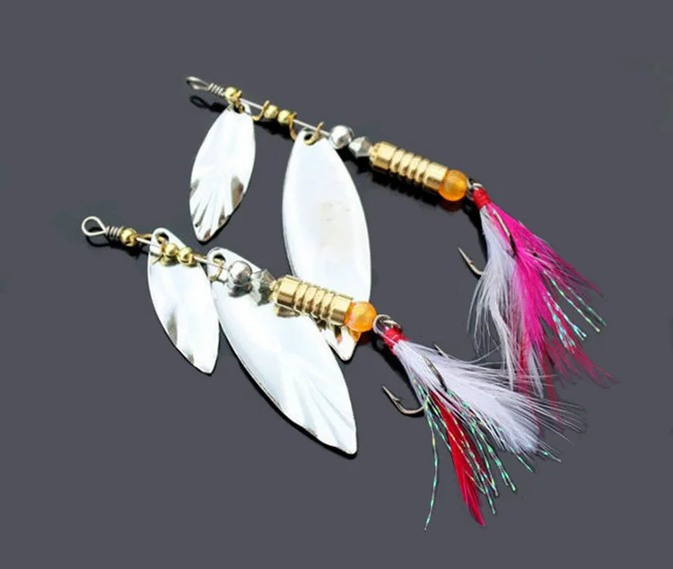 

Buzz Sequin Metal Bait 10G/65mm Paillette With Feather Hooks Artificial Spoon Spinner Bait Bass Wobbler Sea Fishing Lure Tackle