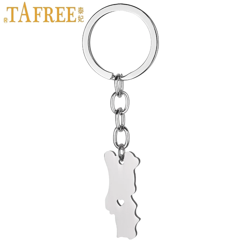 Новинка модный брелок TAFREE с изображением карты Португалии Классическая