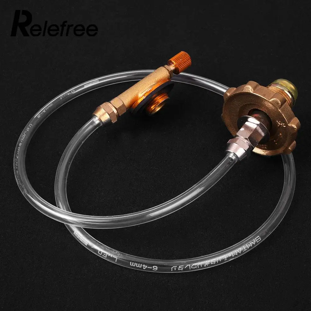 Relefree Portable Camping Refill Adapter Gas Stove Cylinder For