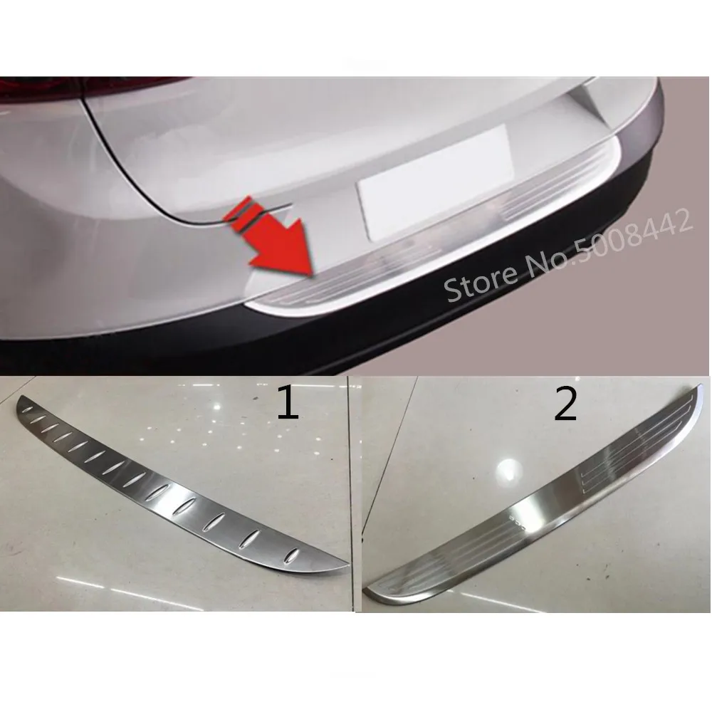 

For Mazda CX-3 CX3 2017 2018 2019 2020 Car Sticks Rear Outside Protect Bumper Trunk Trim Cover Stainless Steel Plate Pedal 1pcs
