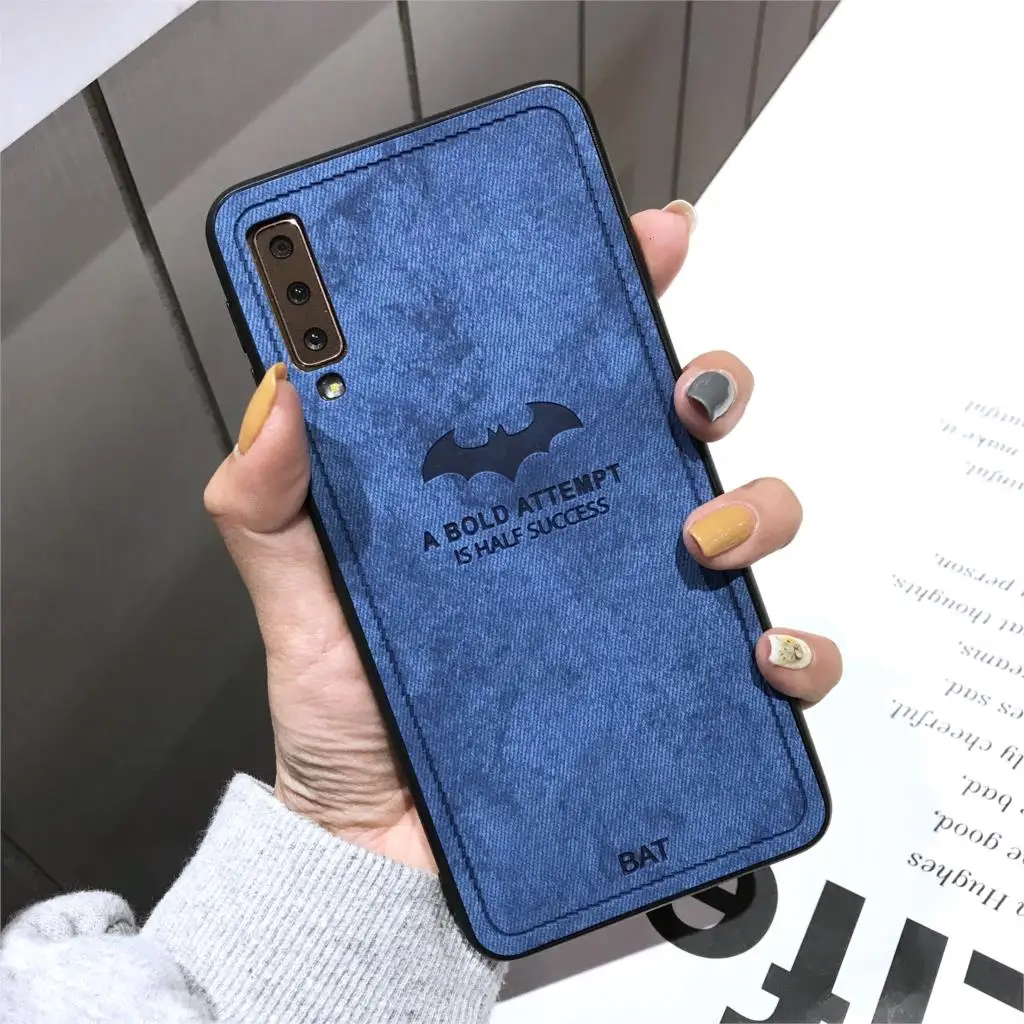

Cloth Art Fabric bat Pattern Case For XiaoMi 8 9 A2 Lite A1 5X 6X MIX MAX 3 F1 Play RedMi 6A 5A 6 Pro 5 Plus Note 7 4X S2 Cover