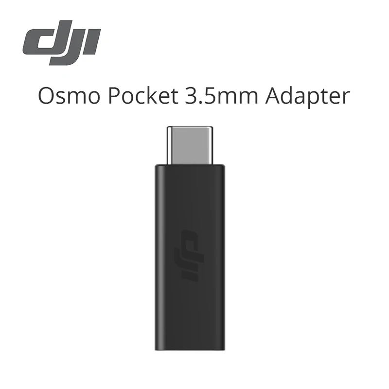 

DJI Osmo Pocket 3.5mm Adapter Supports external 3.5mm microphone for higher-quality recording compatible with DJI Osmo Pocket