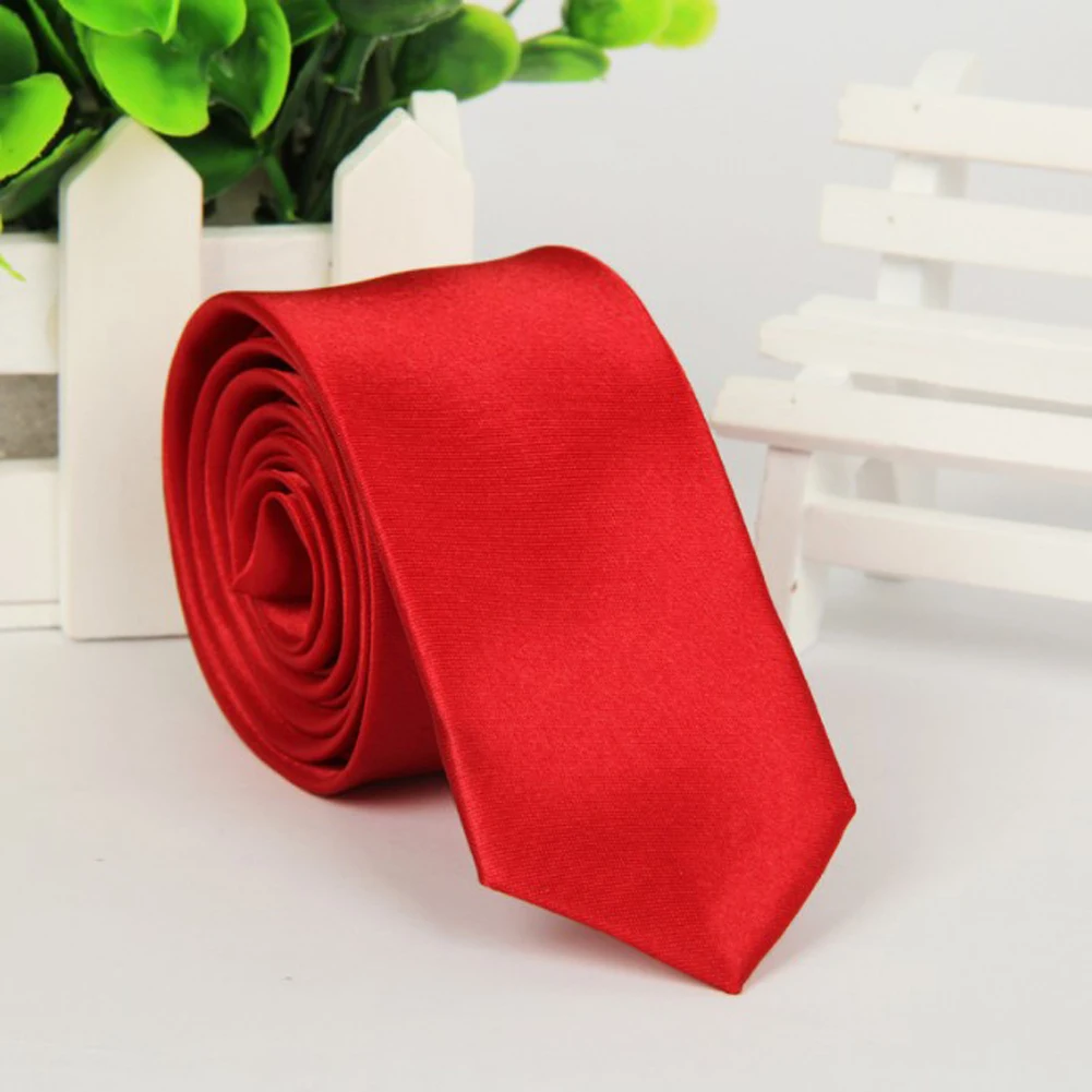 Men Solid Skinny Necktie Fashion Casual Slim Fit Tie Formal Wedding Party Ties Male Butterflies Silk Business Black Necktie Man