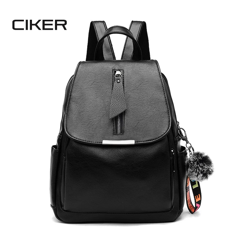 

CIKER Fashion Women Backpack High Quality Youth Leather Backpacks for Teenage Girls Female School Shoulder Bag Bagpack mochila
