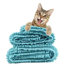 Портативное полотенце для сушки щенка и собаки, мягкий, сильный, водопоглощающий аксессуар для питомца, горячая распродажа