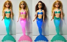 Fashion Kids Mermaid Dolls Toys Swimming Luminescent Mermaid Doll Princess Barbie Dolls Bonecas Girls Toys For