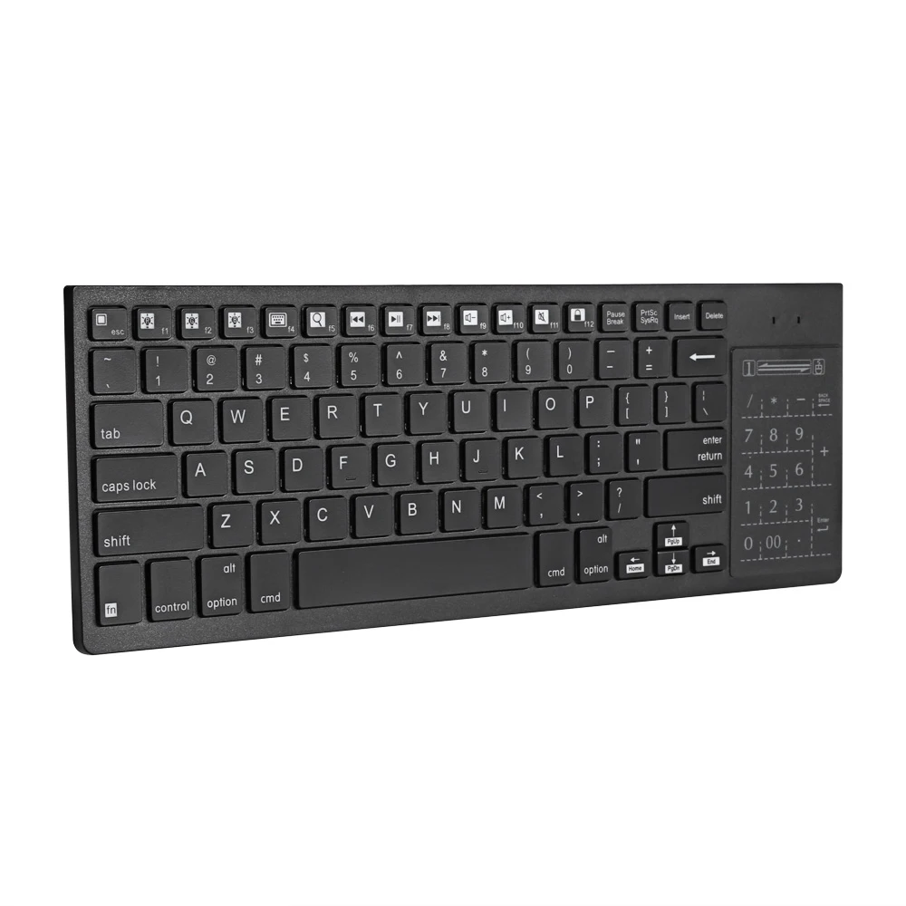 iPazzPort KP 810 35BTT Bluetooth Multi media Backlight Keyboard with Touchpad Mini Air Mouse keyboard for Windows iOS Android|backlight