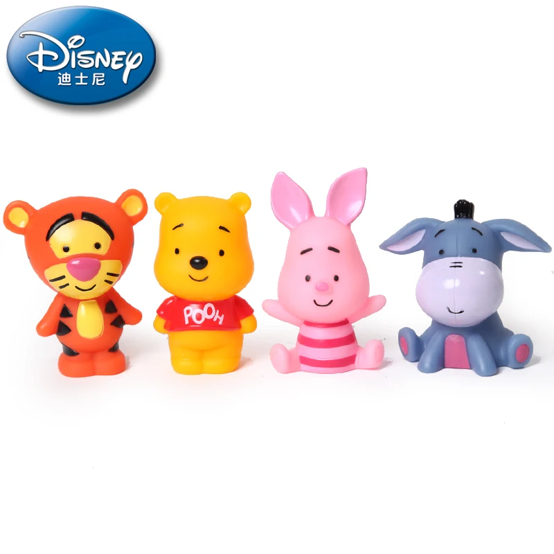 

Disney Winnie the Pooh Cartoon Soft Rubber Water Spray Anti-stress Squeeze Dabbling Looking for Nemo Bath Baby Toy Child Gift