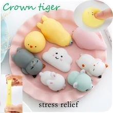 Cute Mochi Squishy Cat Squeeze mini antistress ball toy vent Healing rising Fun Kid Kawaii kids Adult Toy Stress Reliever Decor