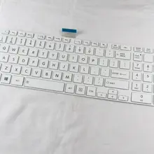Для Toshiba Satellite C55-A5300 C55T-A5222 C55D-A5381 США белая клавиатура для ноутбука