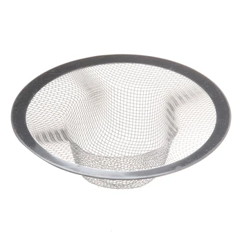 

Kitchen Basket Drain Garbage Stopper Metal Mesh Sink Strainer