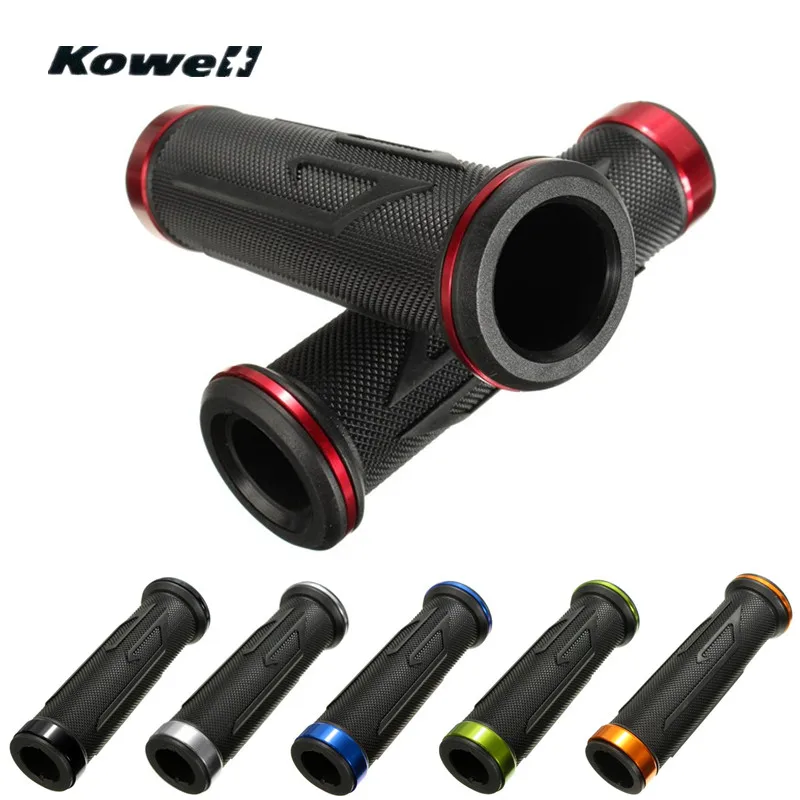 

KOWELL 7/8" Universal None-Slip Rubber Motorcycle Handlebar Gel Hand Grips Hand Bar for Twist Gas Throttle Handle Bar Moto Bike