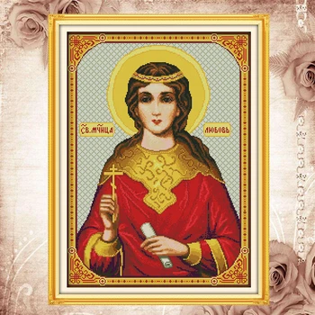 

Joy Sunday Counted cross stitch kits embroidery Madonna 8 DMC 14CT 11CT fabric living room hall deco painting deal free shipment