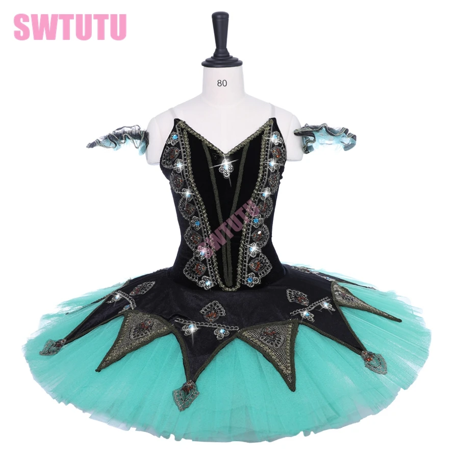 Buy Women Girls black green La Esmeralda variation